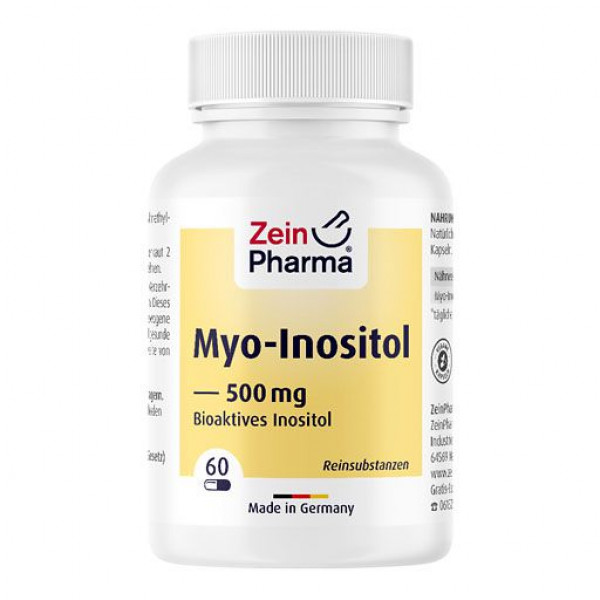 Пищевая добавка с мио-инозитолом MYO-INOSITOL Kapseln 60 шт Zein Pharma Пищевая добавка с мио-инозитолом MYO-INOSITOL Kapseln 60 шт Zein Pharma